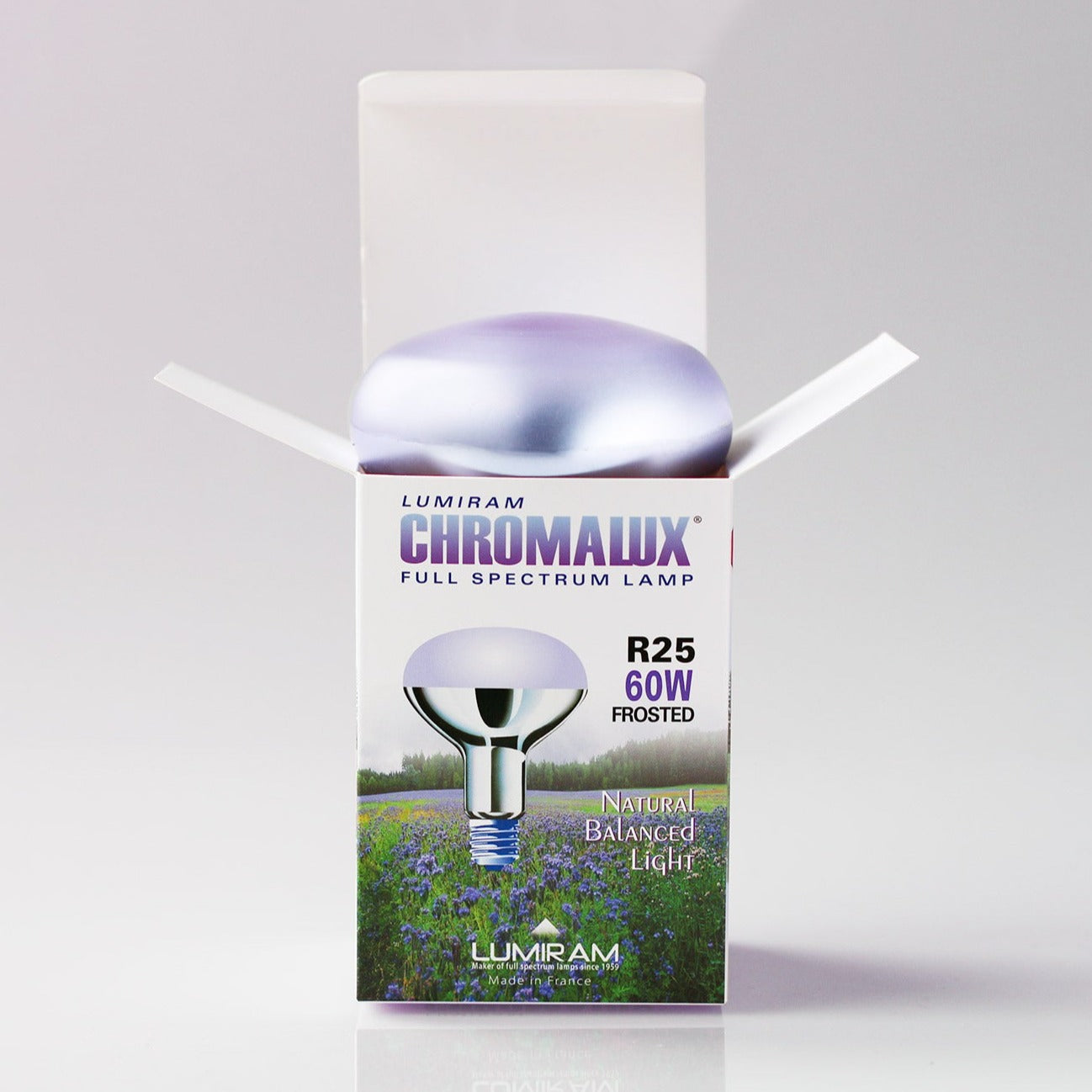 R25 / 60W Chromalux® Full Spectrum Reflector Flood Light Bulb (Plant Lamp)