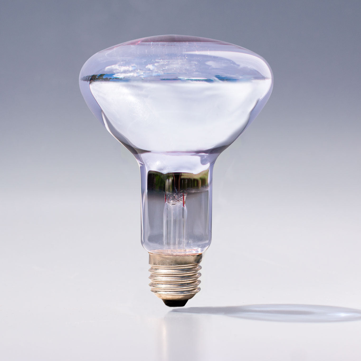 Chromalux R40 150W clear incandescent flood light bulb