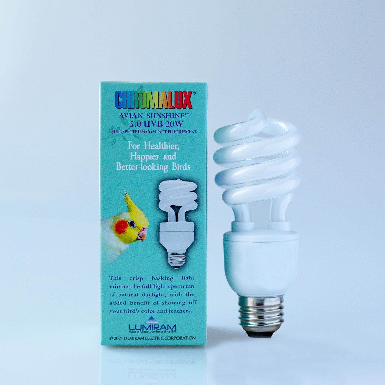 Full Spectrum Avian Sunshine 5 UVB - 20 Watt Full Spectrum Light for Birds